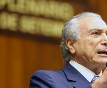Vice-presidente da República, Michel Temer, em Porto Alegre