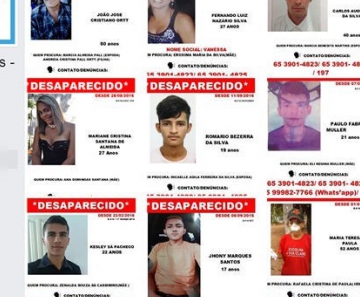 Informações e fotografias de vítimas são divulgadas pela Polícia Civil por meio de redes sociais