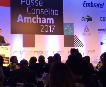 O presidente da Cãmara dos Deputados, Rodrigo Maia, participa de evento em São Paulo 