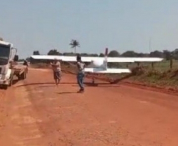 Piloto é preso carabina e pistola após aeronave apresentar pane no