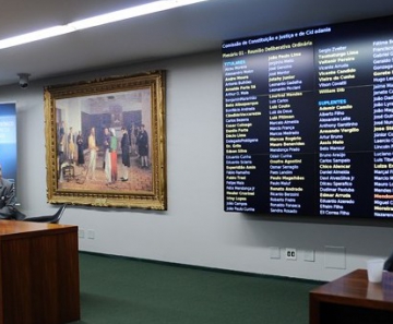 Lançamento do painel eletrônico na CCJ da Câmara