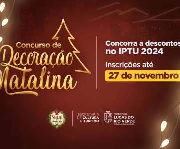 Parauapebas: Concurso de Decoração Natalina está com inscrições